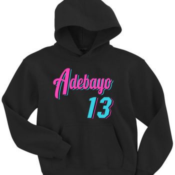 Bam Adebayo Miami Heat Vice City Crew Hooded Sweatshirt Unisex Hoodie