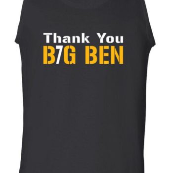 Big Ben Roethlisberger Pittsburgh Steelers Thank You Unisex Tank Top