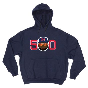 Big Papi David Ortiz Boston Red Sox "500" Hooded Sweatshirt Hoodie