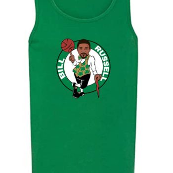 Bill Russell Boston Celtics Logo Goat Unisex Tank Top