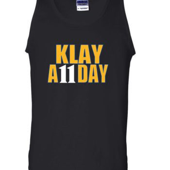 Black Black Klay Thompson Golden State Warriors "Klay All Day" Unisex Tank Top