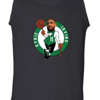 Black Boston Celtics Kyrie Irving "Logo" Unisex Tank Top
