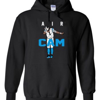 Black Cam Newton Carolina Panthers Dab "Air Cam" Hooded Sweatshirt Hoodie