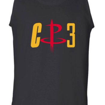 Black Chris Paul Houston Rockets Cp3 Logo Unisex Tank Top