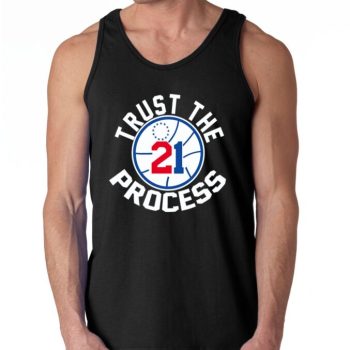 Black Joel Embiid Philadelphia 76Ers "Trust The Process" Unisex Tank Top