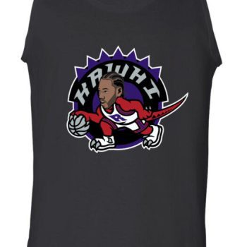 Black Kawhi Leonard Toronto Raptors "Old School Dinosaur Logo" Unisex Tank Top