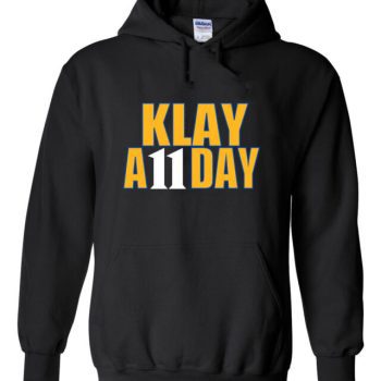 Black Klay Thompson Golden State Warriors "Klay All Day" Hooded Sweatshirt Unisex Hoodie