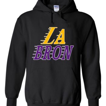 Black Lebron James Los Angeles Lakers "Labron" Hooded Sweatshirt Unisex Hoodie