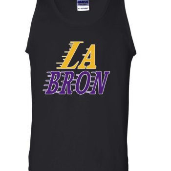 Black Lebron James Los Angeles Lakers "Labron" Unisex Tank Top