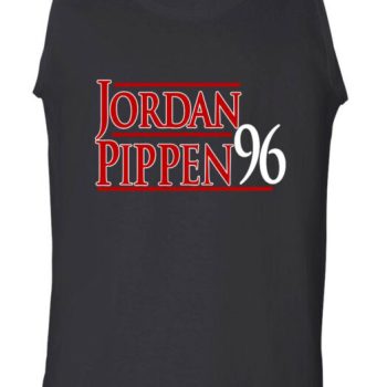Black Michael Jordan Scottie Pippen Chicago Bulls 1996 Unisex Tank Top
