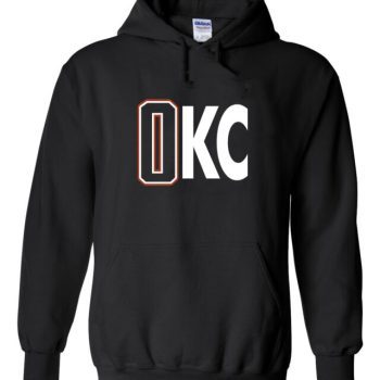 Black Russell Westbrook Oklahoma City "0Kc" Hooded Sweatshirt Hoodie
