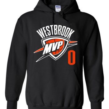 Black Russell Westbrook Oklahoma City "MVP" Hooded Sweatshirt Hoodie