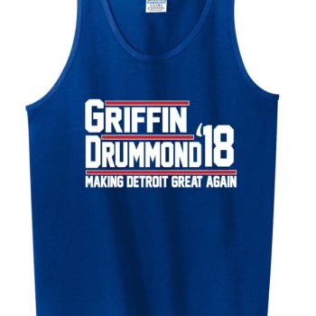 Blake Griffin Detroit Pistons "Griffin Drummond 18" Unisex Tank Top