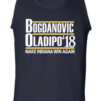 Bojan Bogdanovi? Victor Oladipo Indiana Pacers "18" Unisex Tank Top