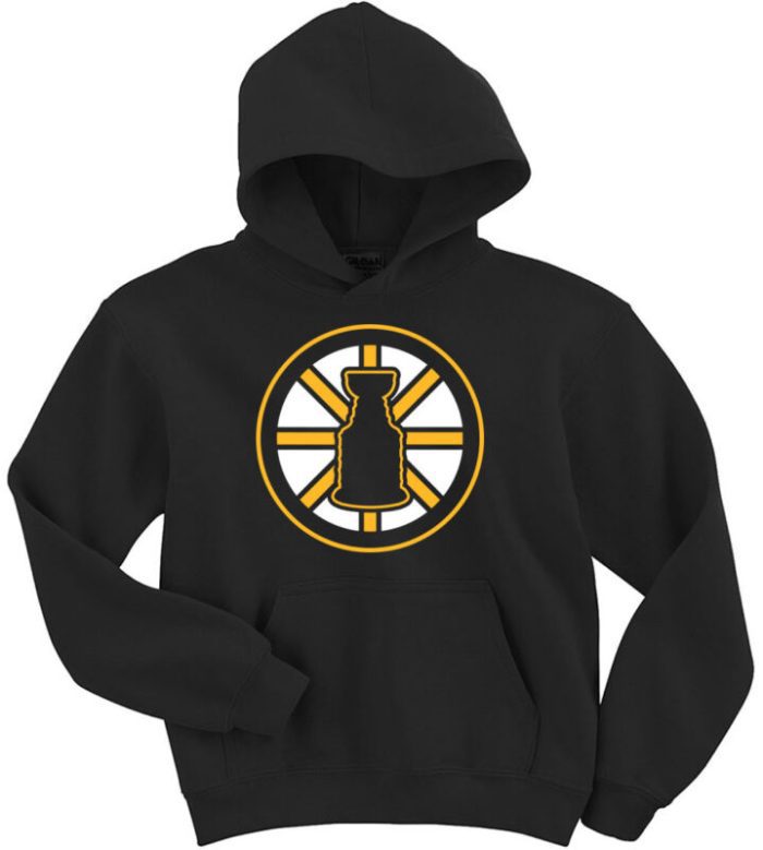 Boston Bruins Stanley Cup David Pastrnak "Logo" Hoodie Hooded Sweatshirt