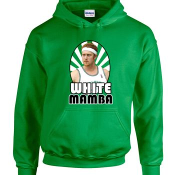 Boston Celtics Brian Scalabrine White Mamba Hooded Sweatshirt Unisex Hoodie