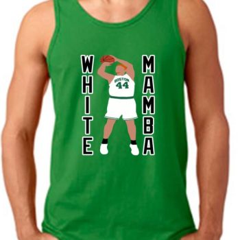 Boston Celtics Brian Scalabrine "White Mamba Pic" Unisex Tank Top