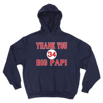Boston Red Sox David Ortiz "Thank You Big Papi" Hooded Sweatshirt Hoodie