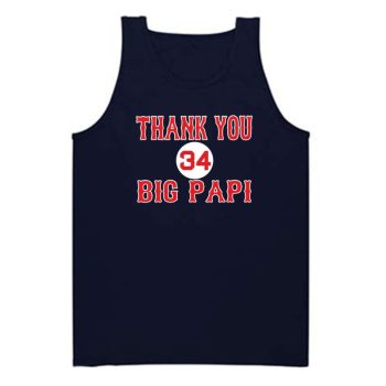 Boston Red Sox David Ortiz "Thank You Big Papi" Unisex Tank Top