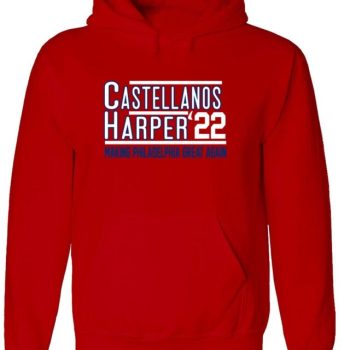 Bryce Harper Nick Castellanos Philadelphia Phillies 22 Crew Hooded Sweatshirt Unisex Hoodie
