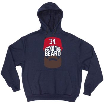 Bryce Harper Washington Nationals "Fear The Beard" Hoodie Hooded Sweatshirt