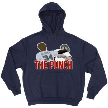 Bryce Harper Washington Nationals "The Punch" Hooded Sweatshirt Unisex Hoodie