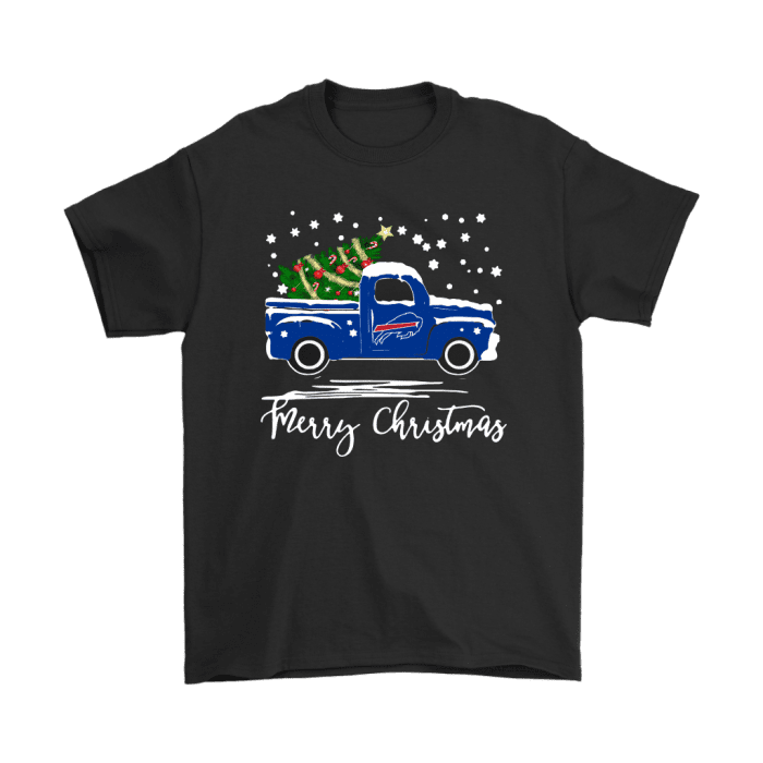 Buffalo Bills Car With Christmas Tree Merry Christmas Unisex T-Shirt Kid T-Shirt LTS463
