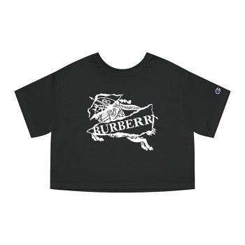 Burberry Logo Luxury Champion Women Cropped T-Shirt CTB2456