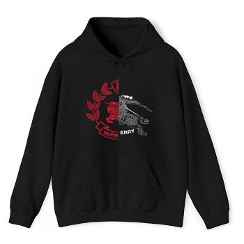Burberry Logo Luxury Unisex Pullover Hoodie HTB0987