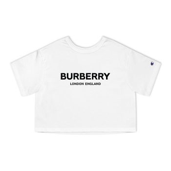 Burberry London Logo Luxury Champion Women Cropped T-Shirt CTB2450