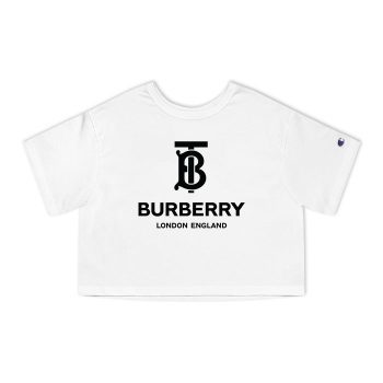 Burberry London Logo Luxury Champion Women Cropped T-Shirt CTB2468