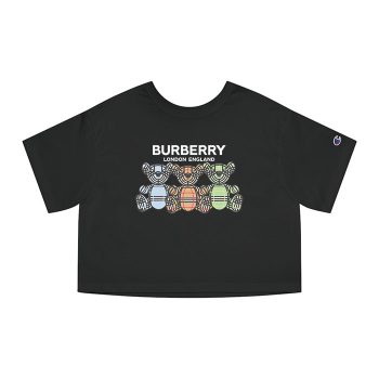 Burberry London Teddy Bear Champion Women Cropped T-Shirt CTB2462