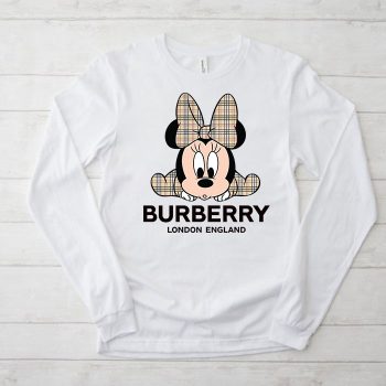 Burberry Minnie Mouse Kid Tee Unisex Longsleeve Shirt LTB0743