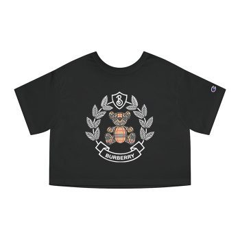 Burberry Teddy Bear Logo Champion Women Cropped T-Shirt CTB2459