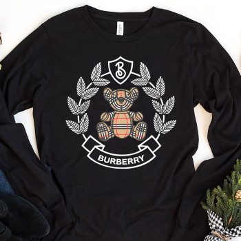 Burberry Teddy Bear Logo Kid Tee Unisex Longsleeve Shirt LTB0720