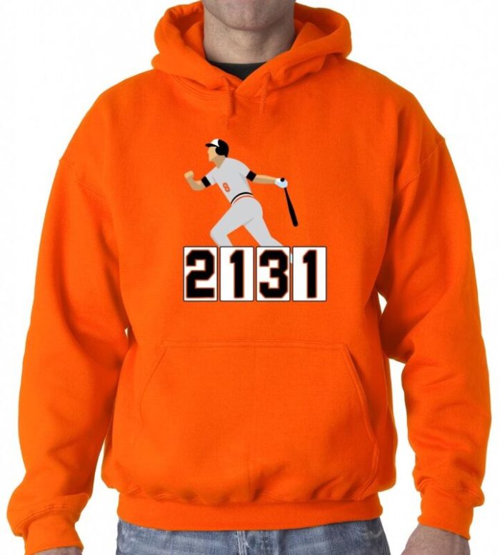 Cal Ripken Jr Baltimore Orioles The Ironman 2131 Crew Hooded Sweatshirt Unisex Hoodie