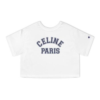 Celine Paris Luxury Champion Women Cropped T-Shirt CTB2794