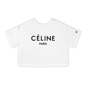 Celine Paris Luxury Champion Women Cropped T-Shirt CTB2808