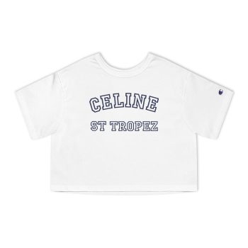 Celine St Trope 70’S Champion Women Cropped T-Shirt CTB2785