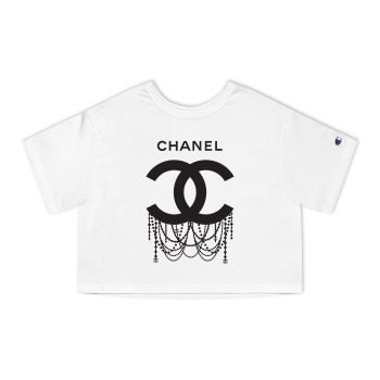 Chanel Original Logo Champion Women Cropped T-Shirt CTB2634