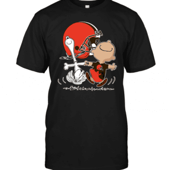 Charlie Brown & Snoopy Cleveland Browns Unisex T-Shirt Kid T-Shirt LTS1855