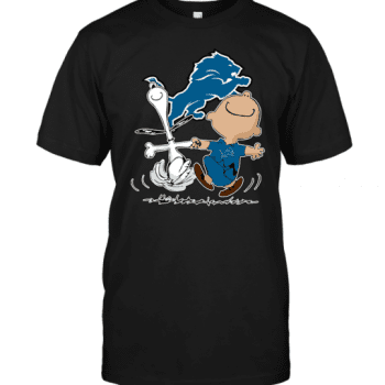 Charlie Brown & Snoopy Detroit Lions Unisex T-Shirt Kid T-Shirt LTS3474