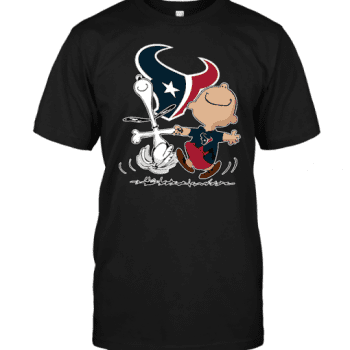 Charlie Brown & Snoopy Houston Texans Unisex T-Shirt Kid T-Shirt LTS4015