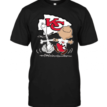 Charlie Brown & Snoopy Kansas City Chiefs Unisex T-Shirt Kid T-Shirt LTS2941