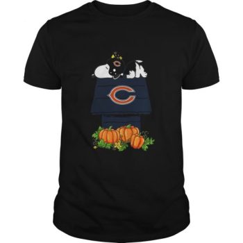 Chicago Bears Snoopy Pumpkin House Unisex T-Shirt Kid T-Shirt LTS1331