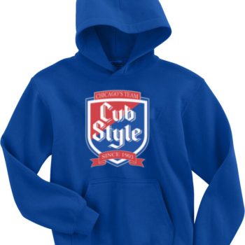 Chicago Cubs Old Style Wrigley Field "Cub Style" Hooded Sweatshirt Hoodie