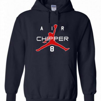 Chipper Jones Atlanta Braves "Air Chipper Catch" Hooded Sweatshirt Hoodie