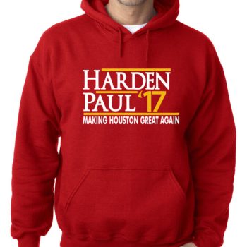 Chris Paul James Harden Houston Rockets "Harden Paul 17" Hooded Sweatshirt Unisex Hoodie