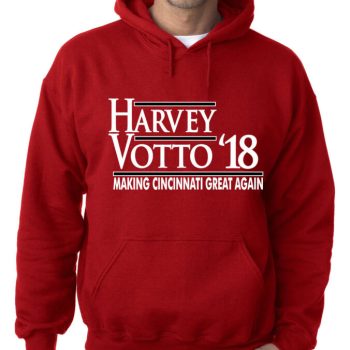 Cincinnati Reds Matt Harvey Joey Votto "18" Hoodie Hooded Sweatshirt