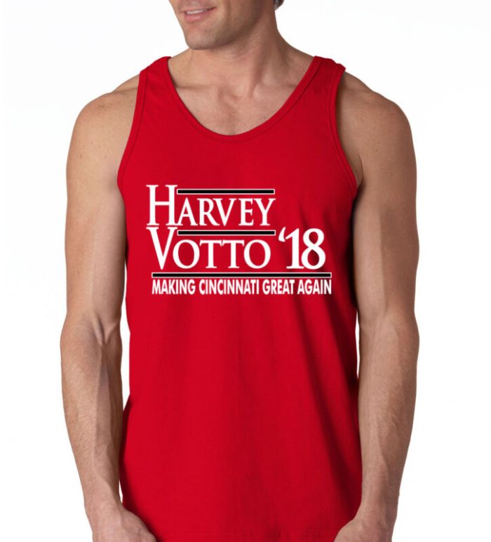 Cincinnati Reds Matt Harvey Joey Votto "18" Unisex Tank Top